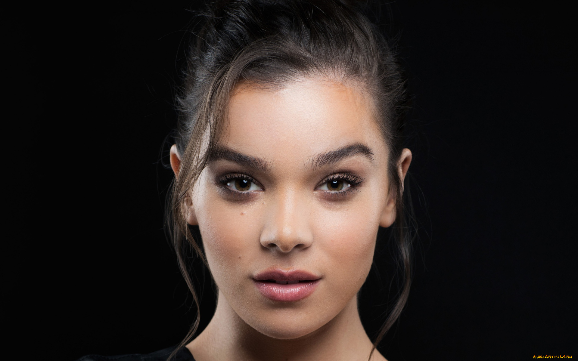 девушки, hailee, steinfeld, лицо, шатенка, актриса