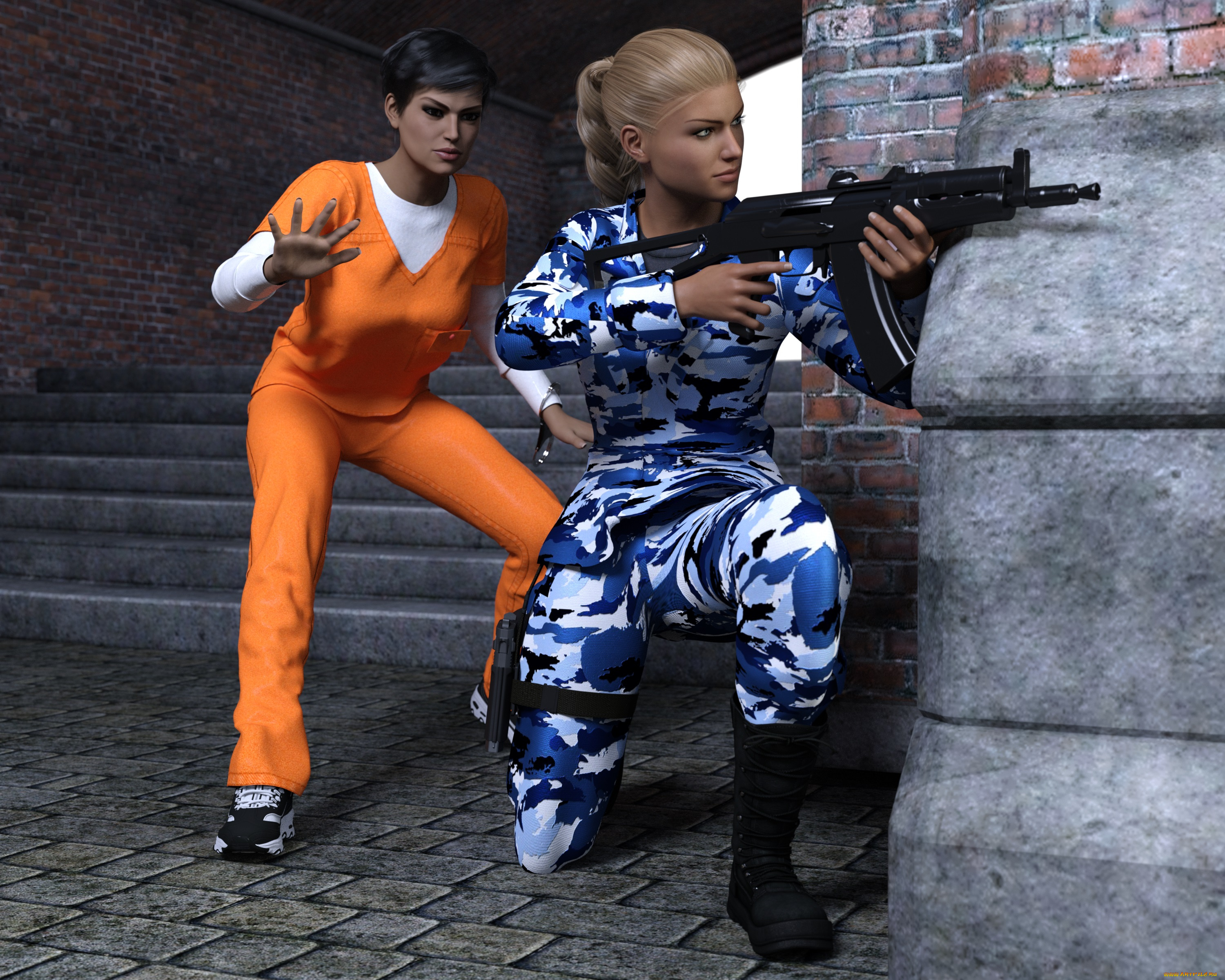 she, wolf, 3д, графика, фантазия, , fantasy, фон, взгляд, девушки