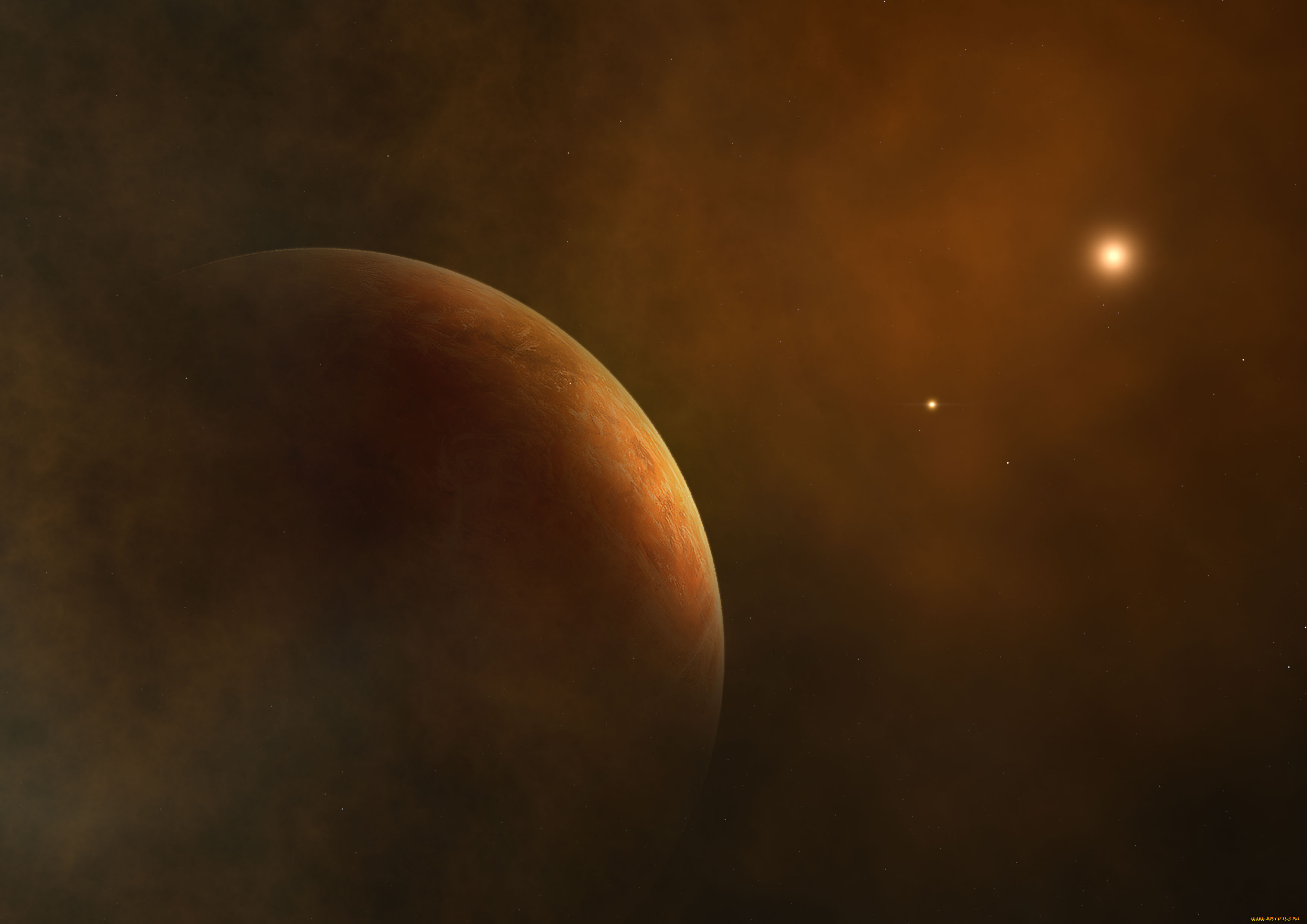 космос, арт, вселенная, галактики, звезды, планеты