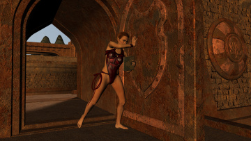 Картинка 3д+графика фантазия+ fantasy девушка фон взгляд