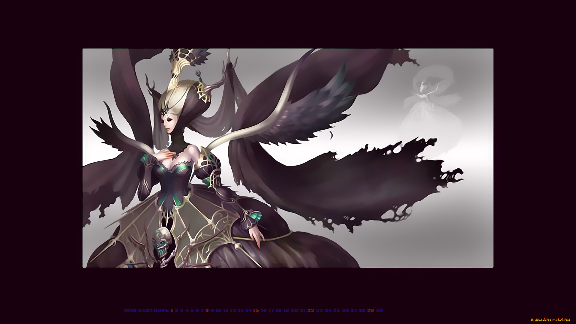 календари, фэнтези, calendar, девушка, 2019, женщина