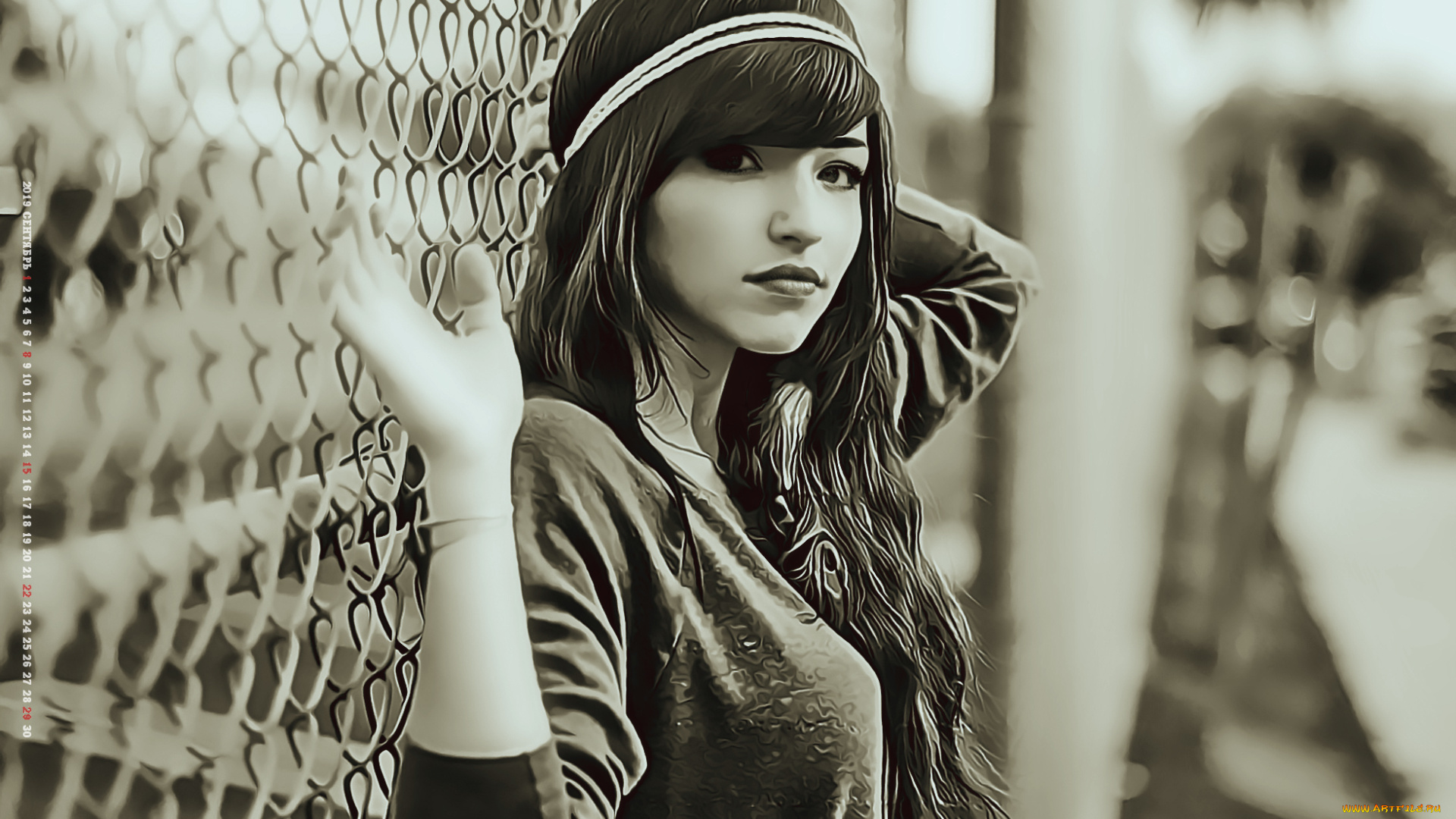 календари, компьютерный, дизайн, взгляд, девушка, 2019, calendar, женщина