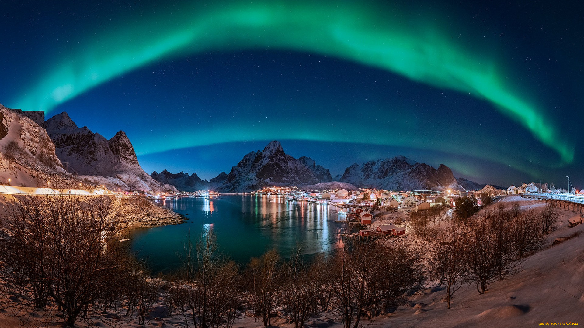 norway, города, -, пейзажи, простор