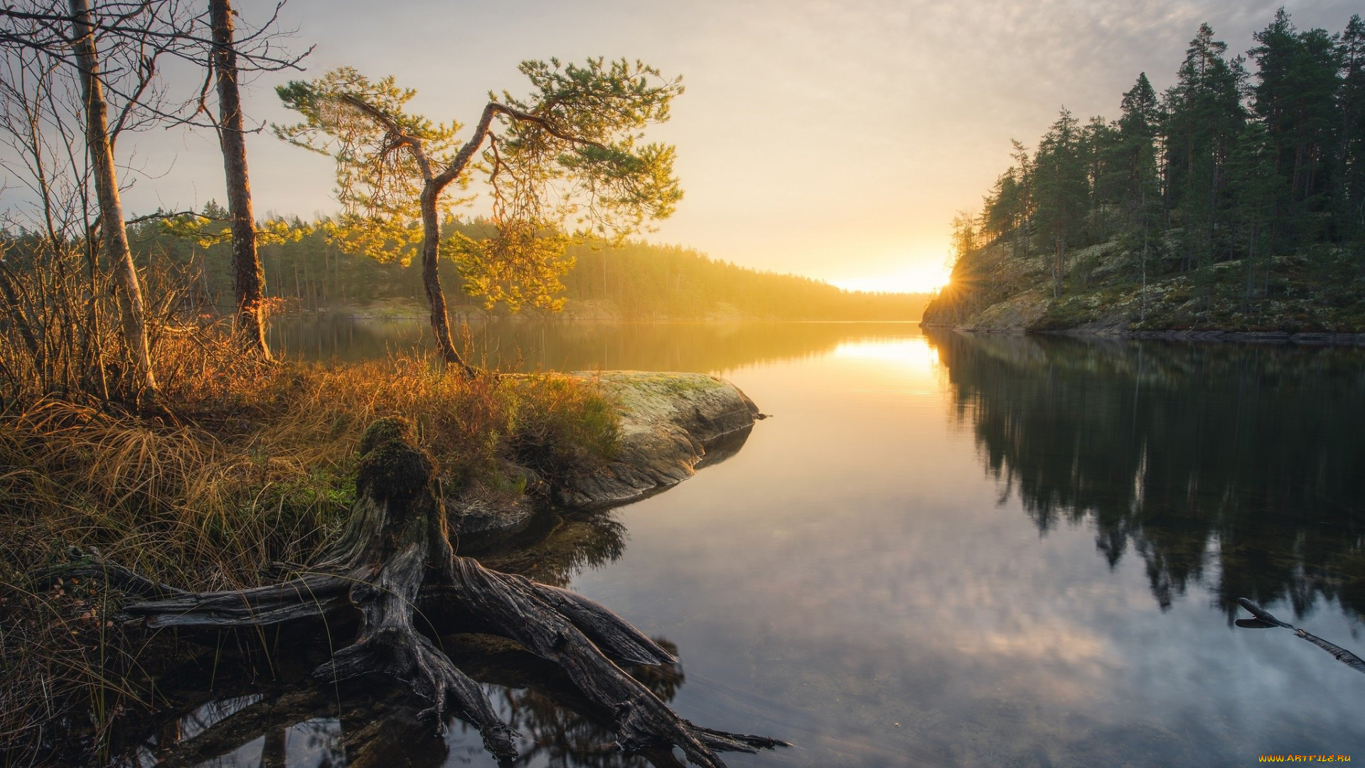 природа, реки, озера, простор