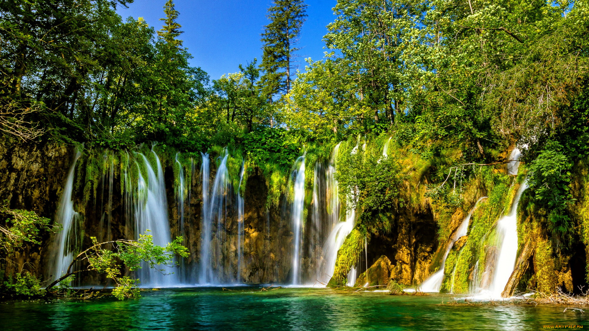 plitvice, lakes, national, park, croatia, природа, водопады, plitvice, lakes, national, park