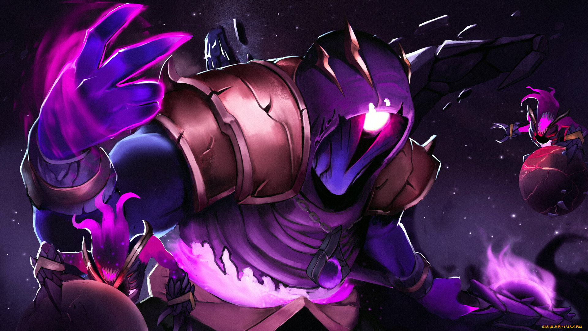 видео, игры, league, of, legends, магия, существа, yorick, dark, star