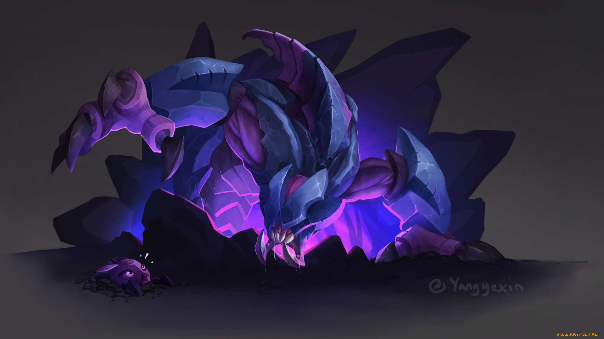 видео, игры, league, of, legends, reksai, монстр