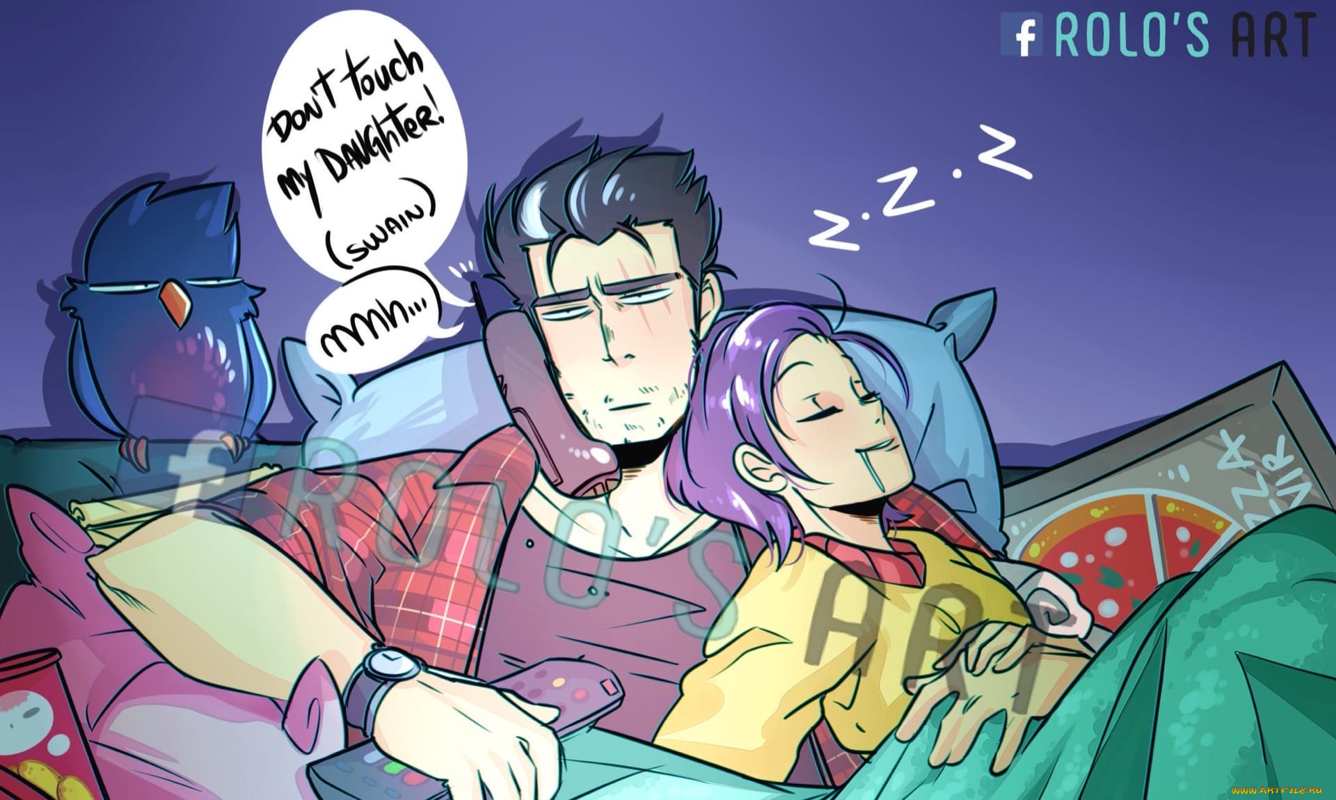 видео, игры, league, of, legends, пара, отдых, птица, диван, пульт, подушки