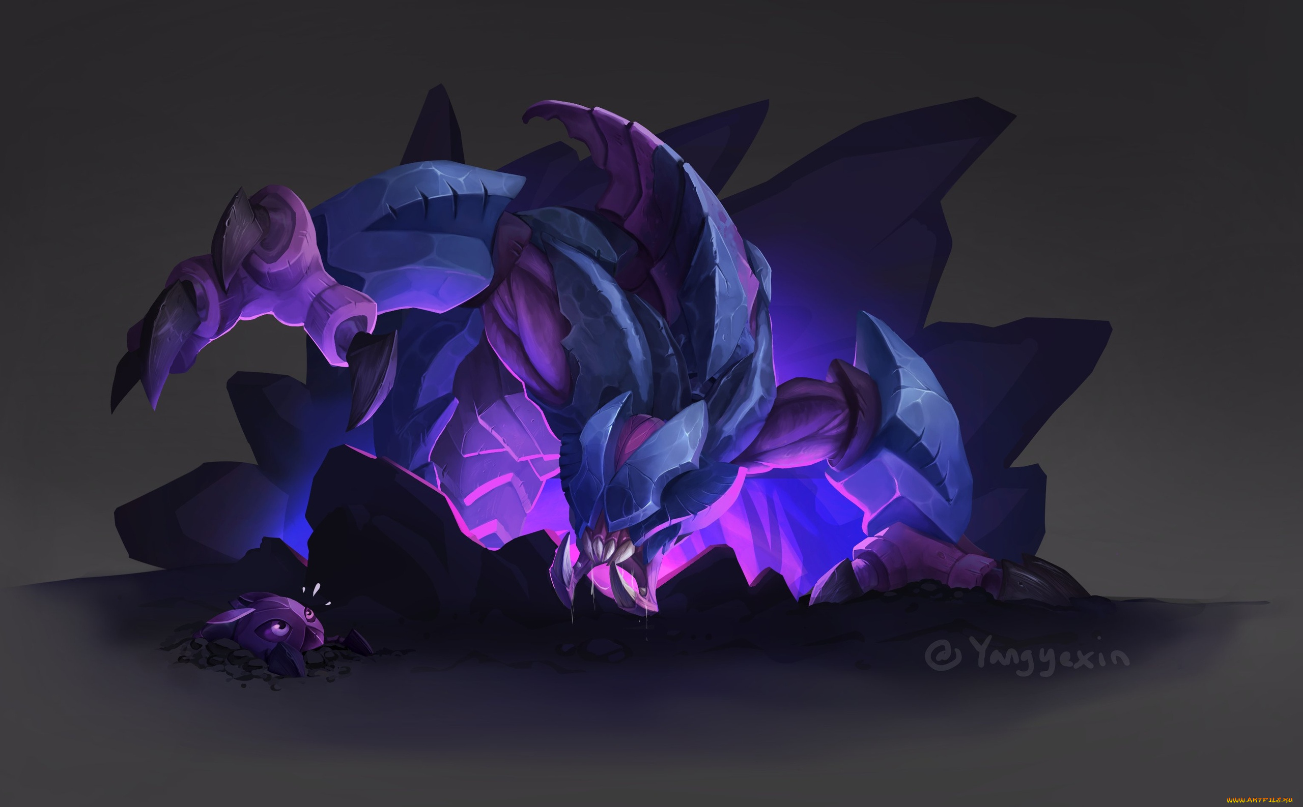 видео, игры, league, of, legends, reksai, монстр