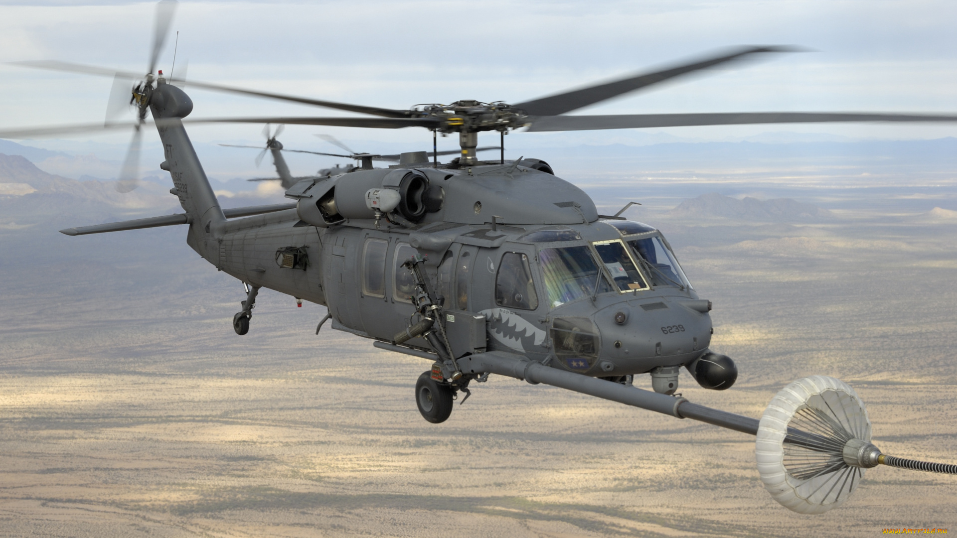 авиация, вертолёты, дозоправка