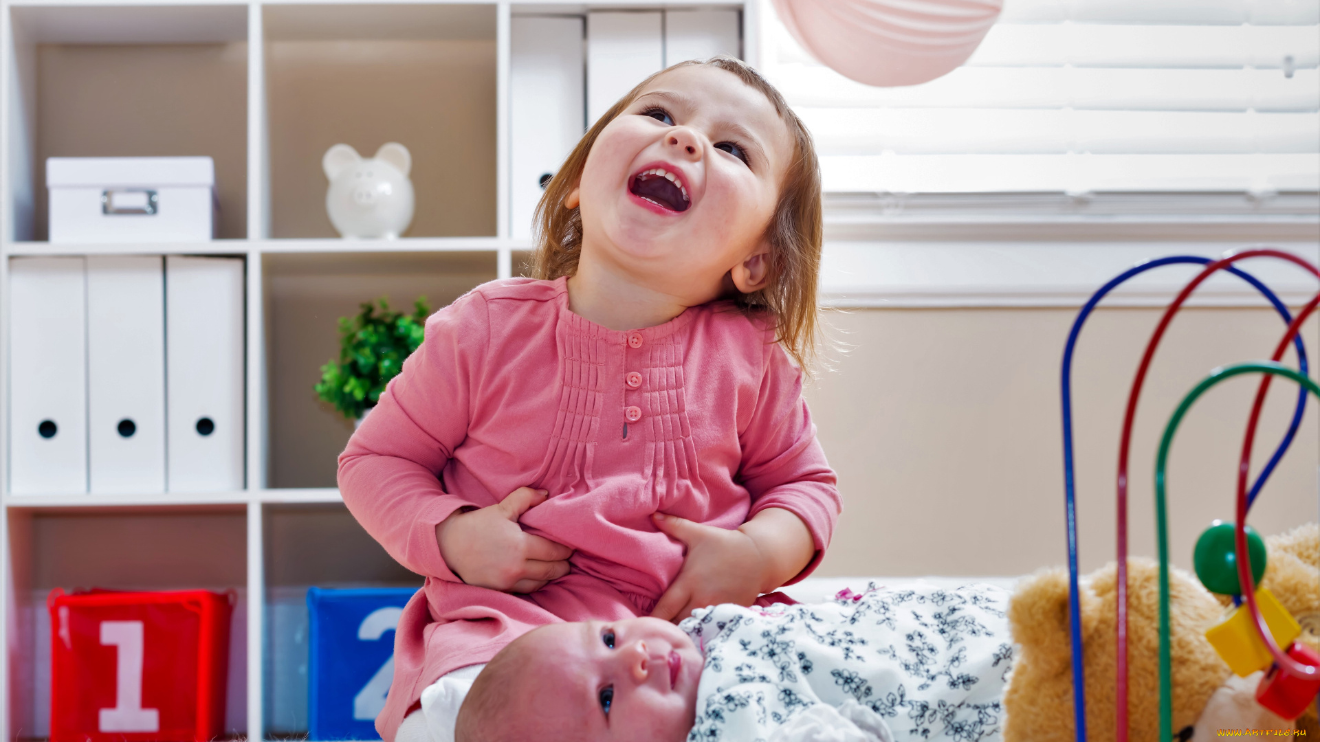 разное, дети, девочка, младенец, игрушки