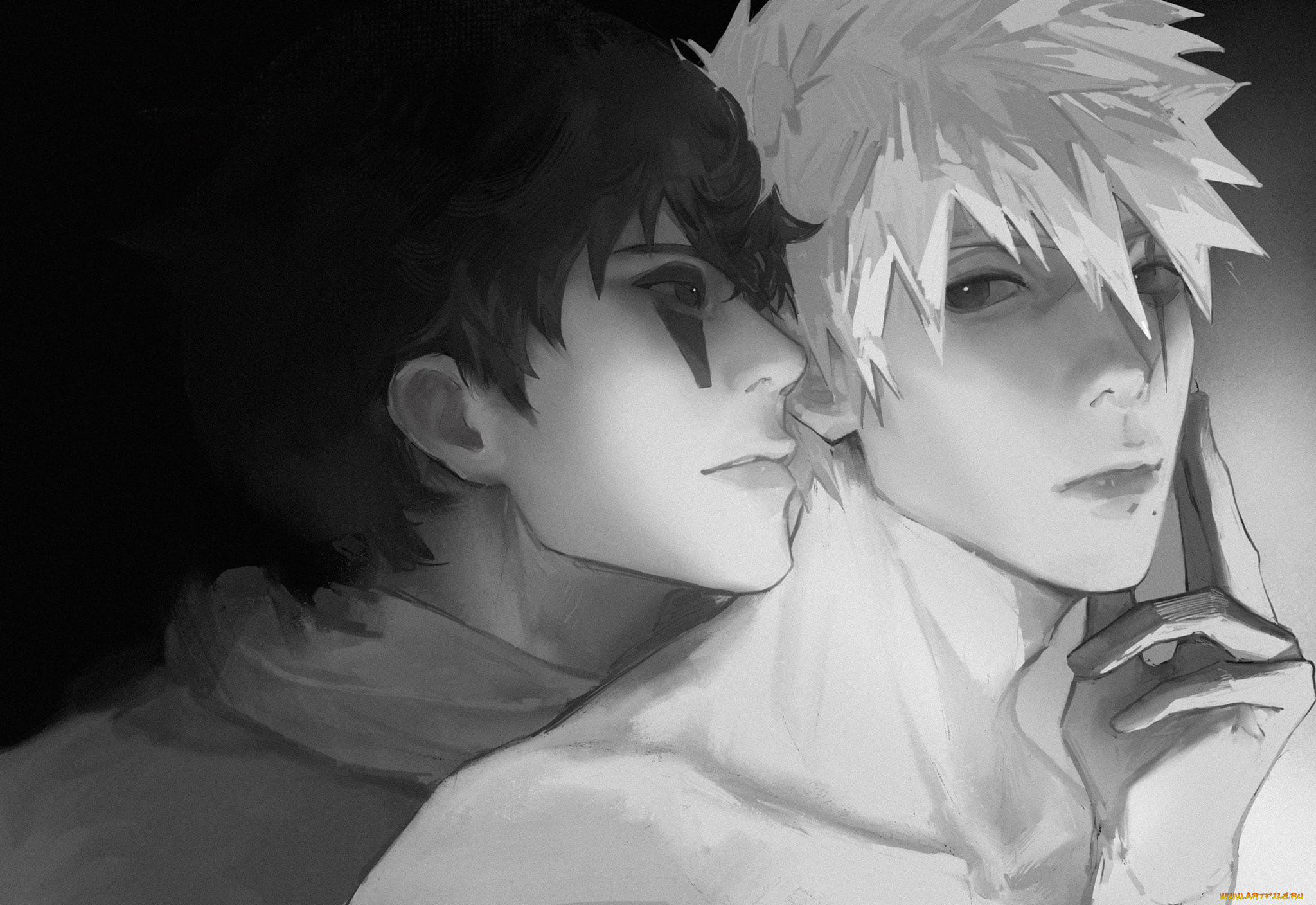 аниме, naruto, парни