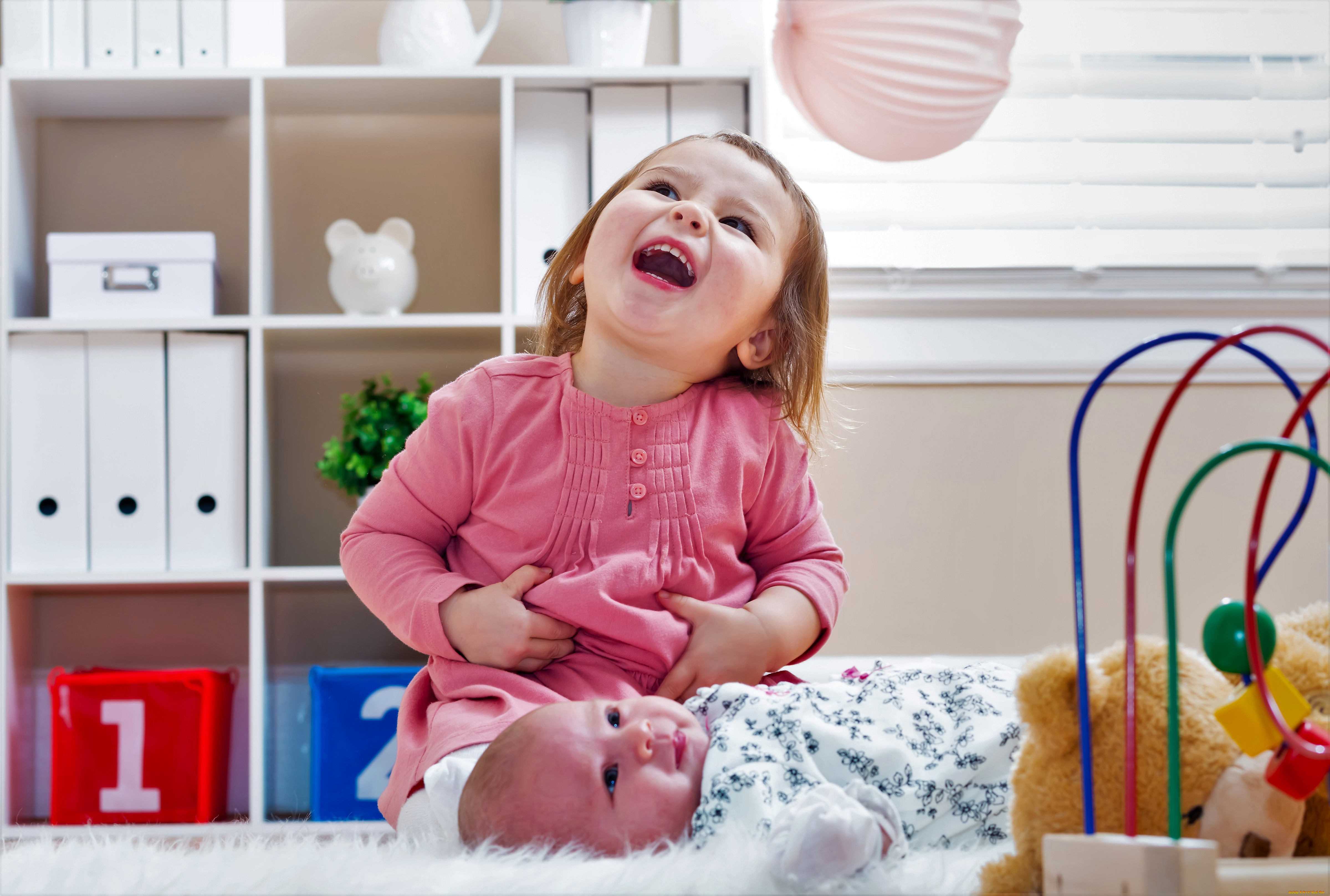 разное, дети, девочка, младенец, игрушки