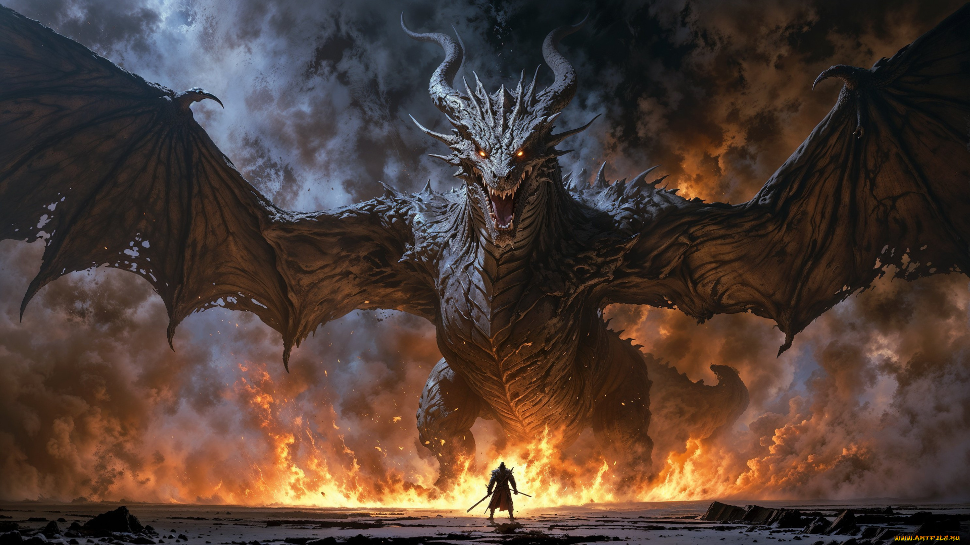 фэнтези, драконы, дракон