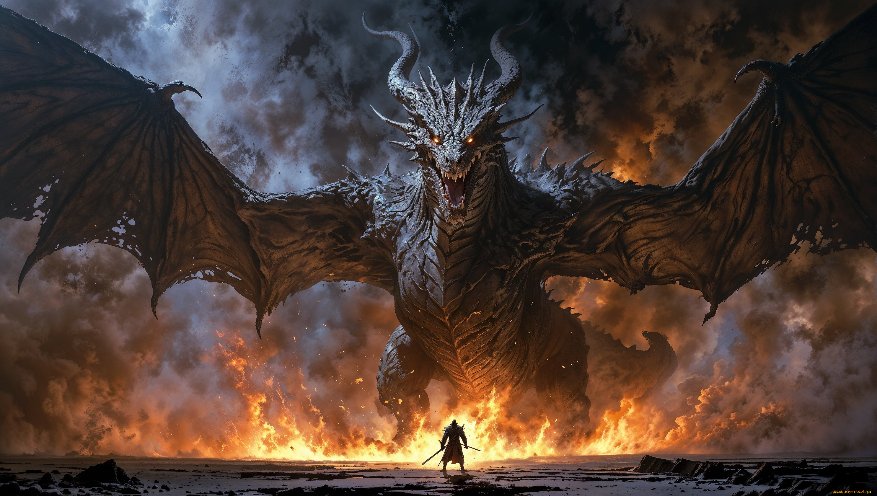 фэнтези, драконы, дракон
