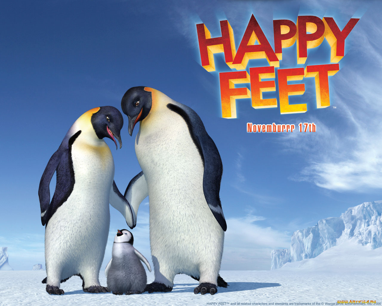 мультфильмы, happy, feet