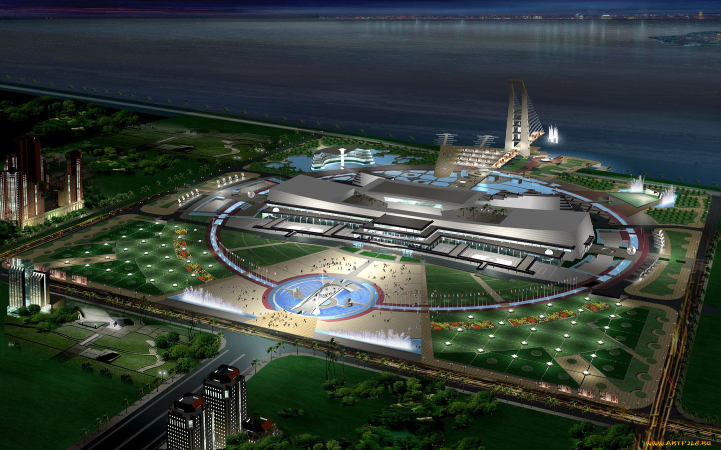 3д, графика, architecture, архитектура