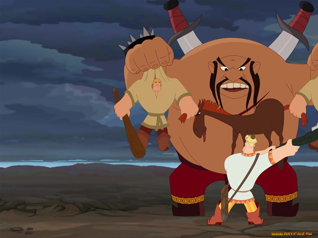 алеша, попович, тугарин, змей, мультфильмы