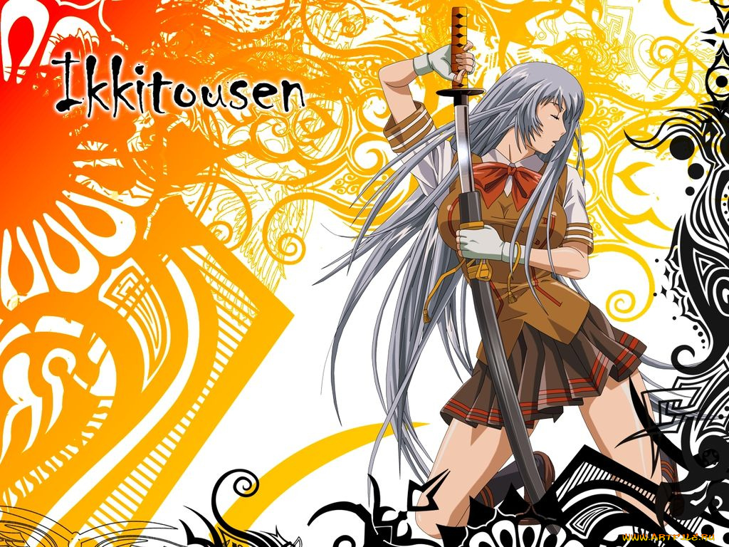 аниме, ikki, tousen