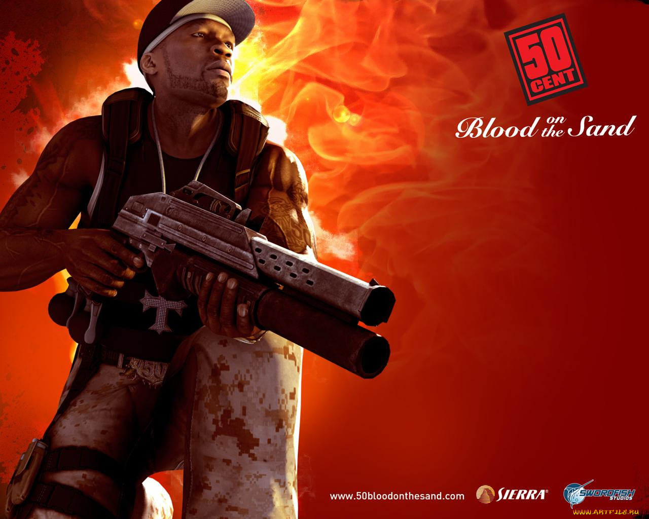 50, cent, blood, on, the, sand, видео, игры