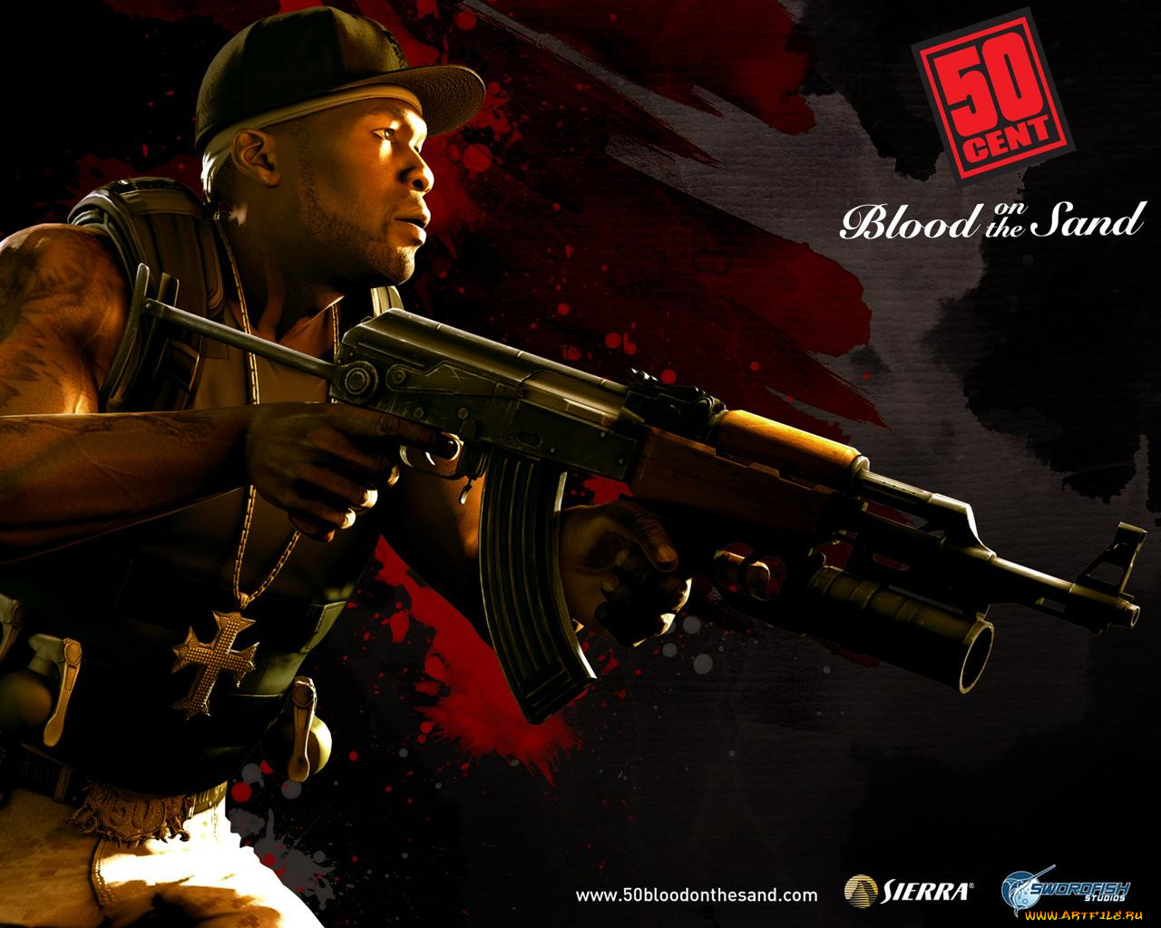 50, cent, blood, on, the, sand, видео, игры