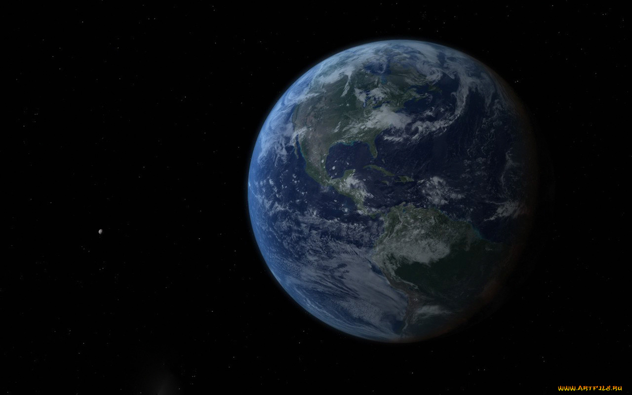 космос, земля