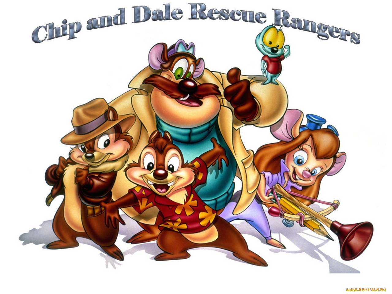 мультфильмы, chip, `n, dale, rescue, rangers