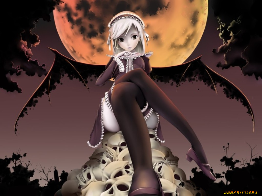 аниме, angels, demons