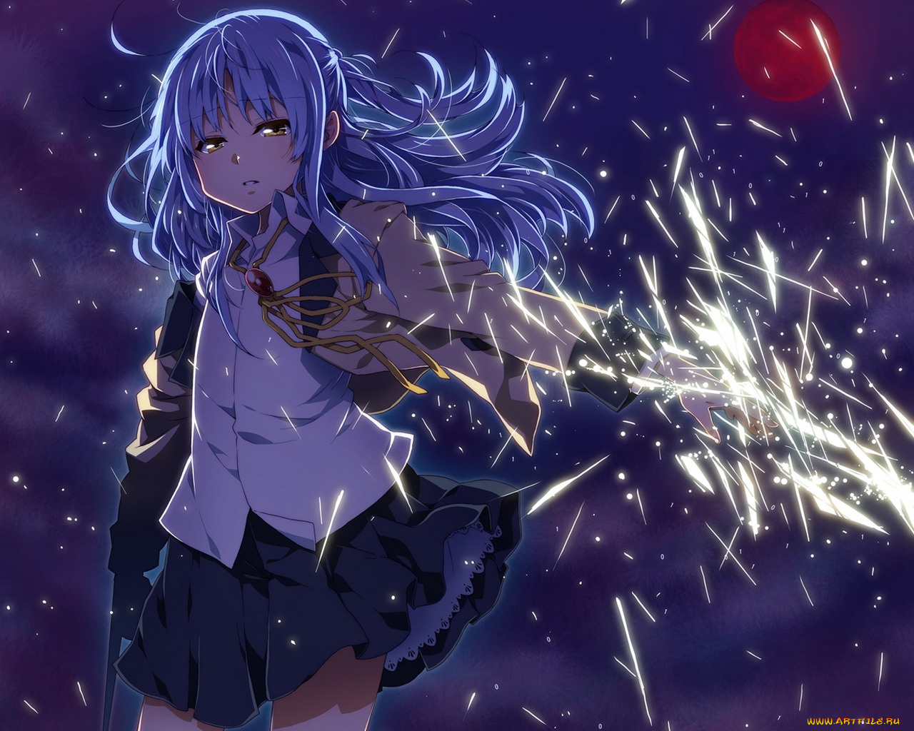 аниме, angel, beats