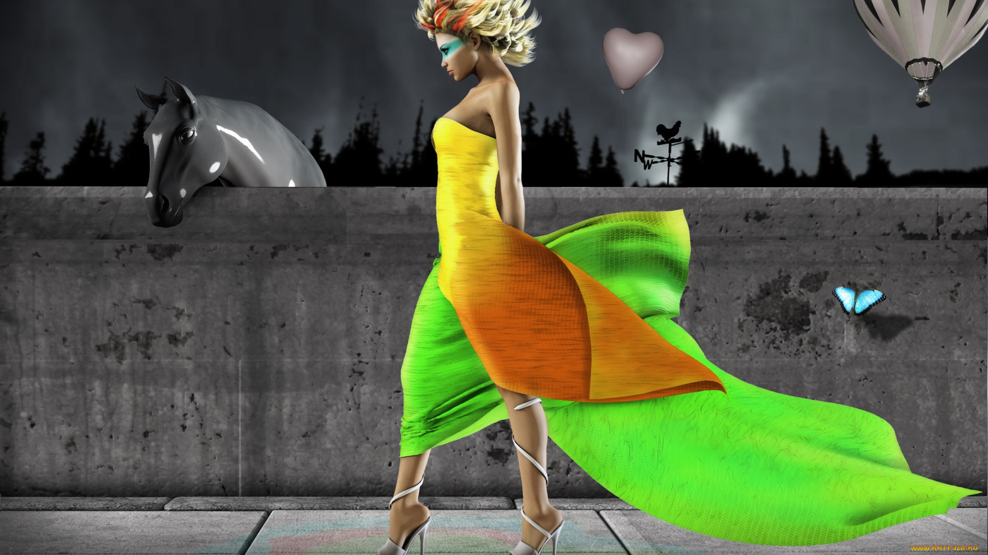 3д, графика, people, люди