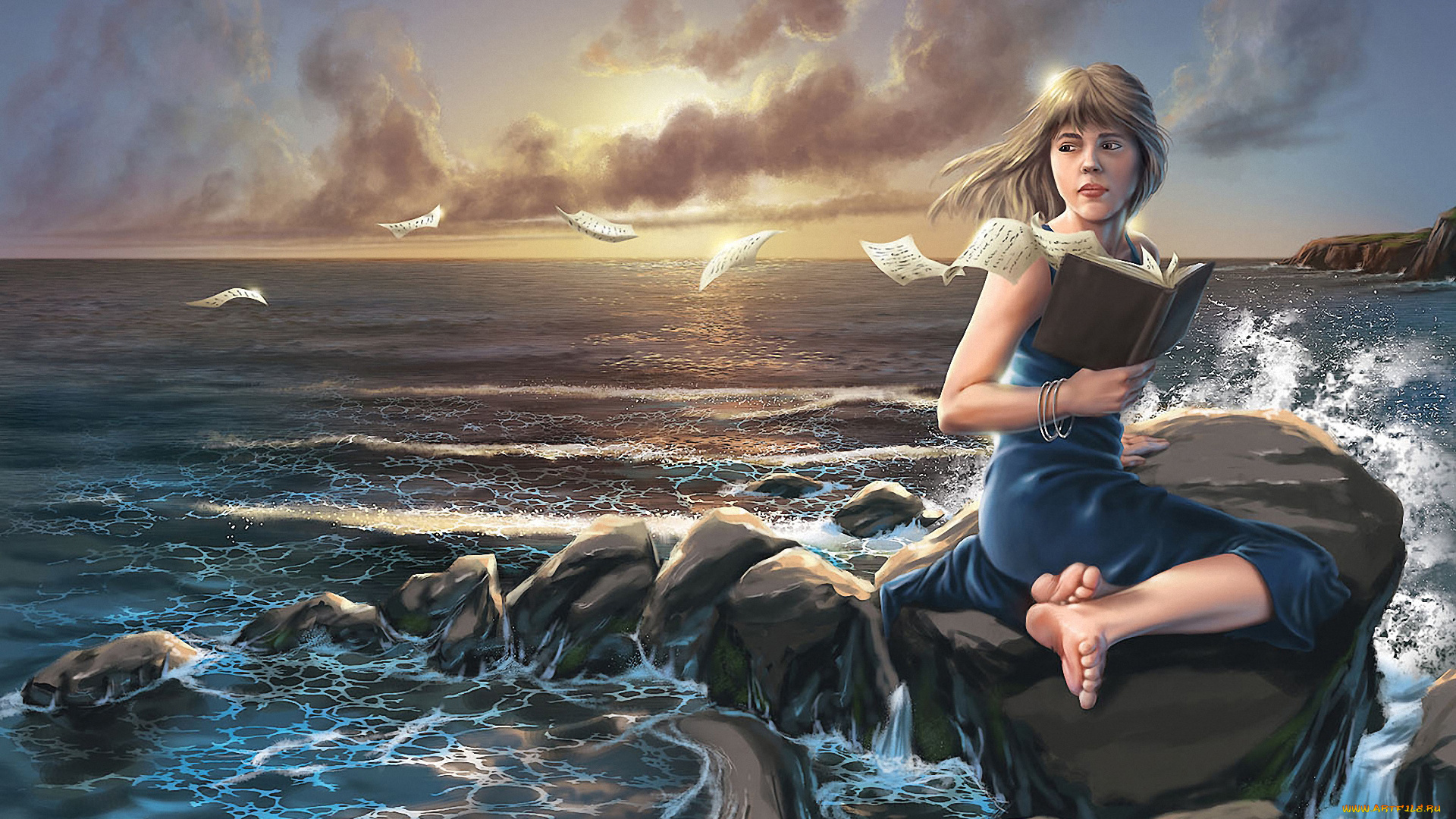 the, poet, фэнтези, девушки