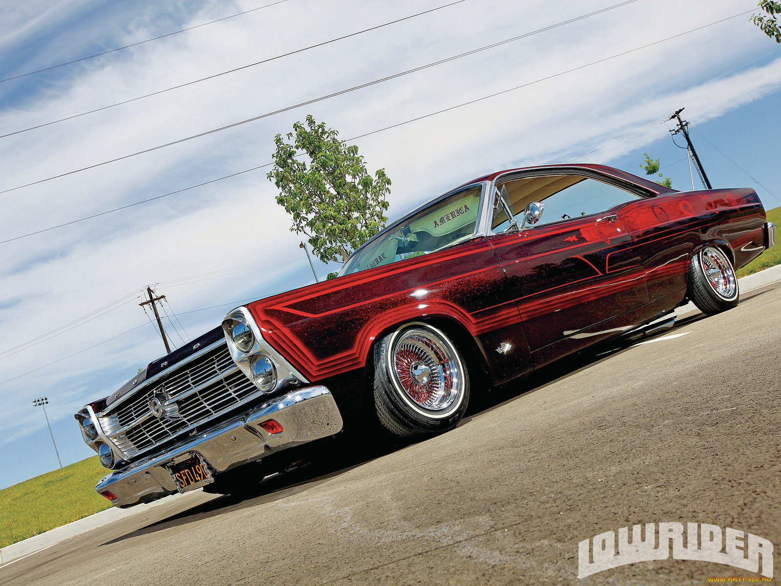 1966, ford, fairlane, 500, автомобили