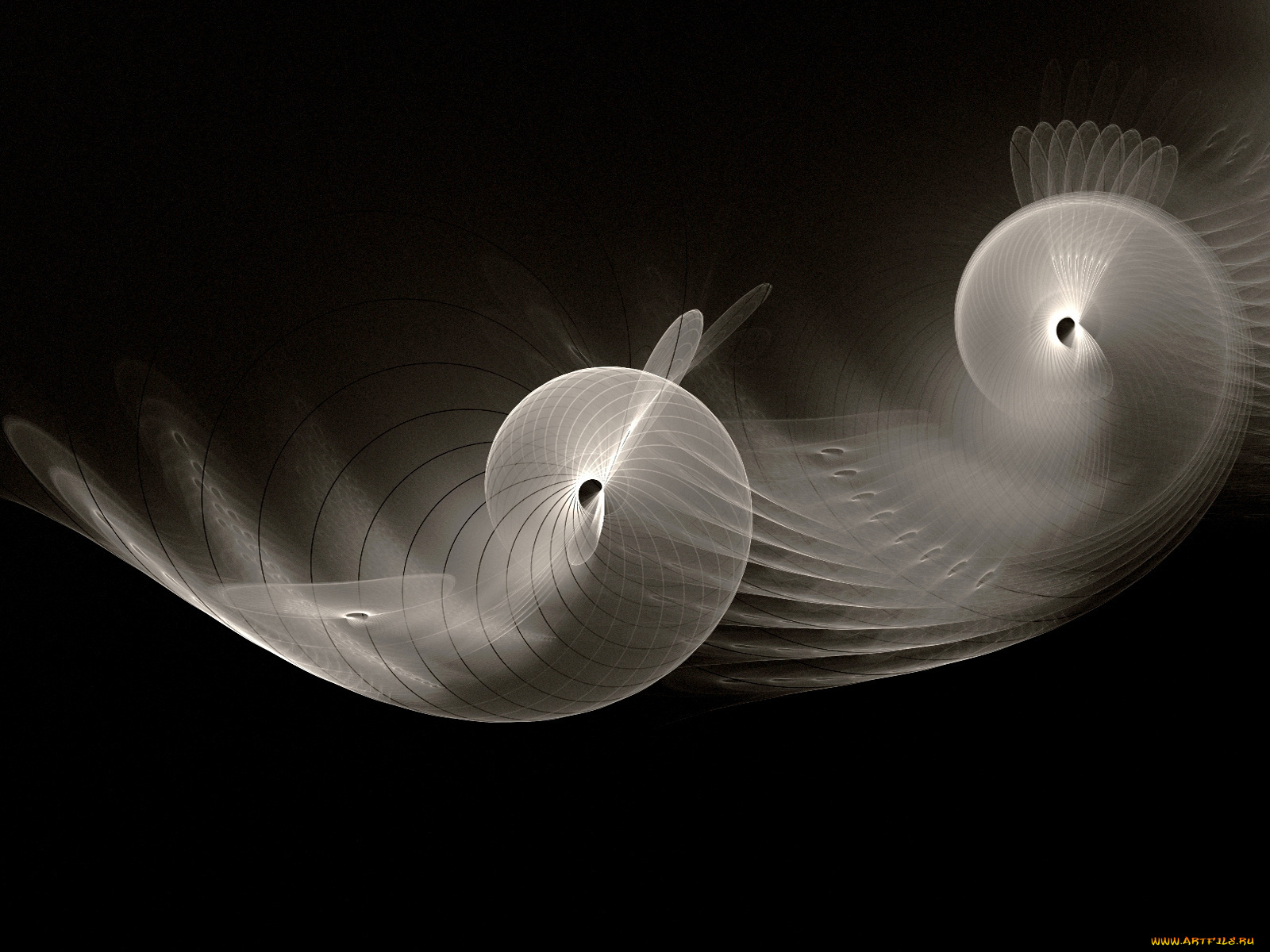 3д, графика, fractal, фракталы, абстракция, узор, тёмный