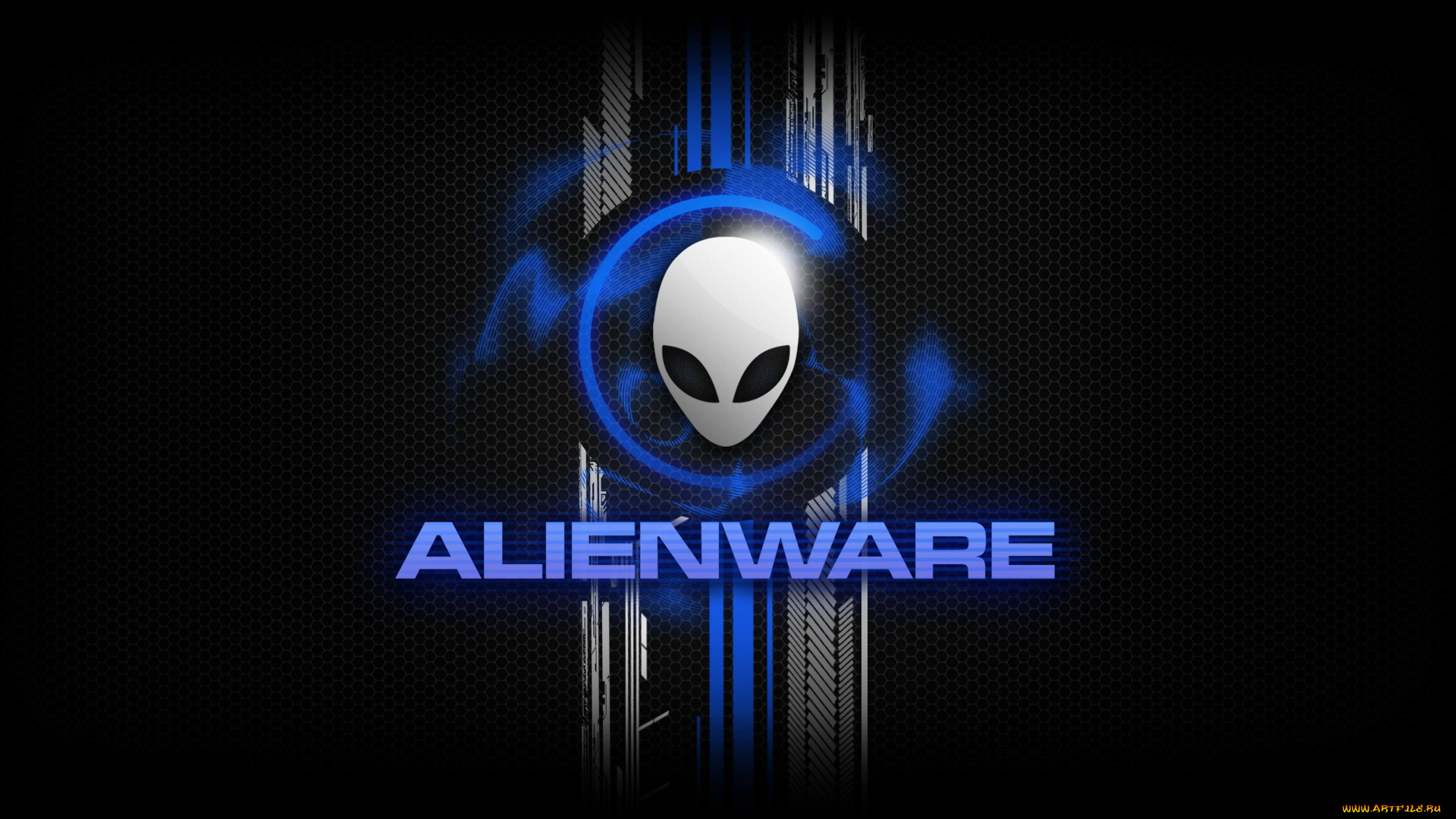 компьютеры, alienware, тёмный, маска