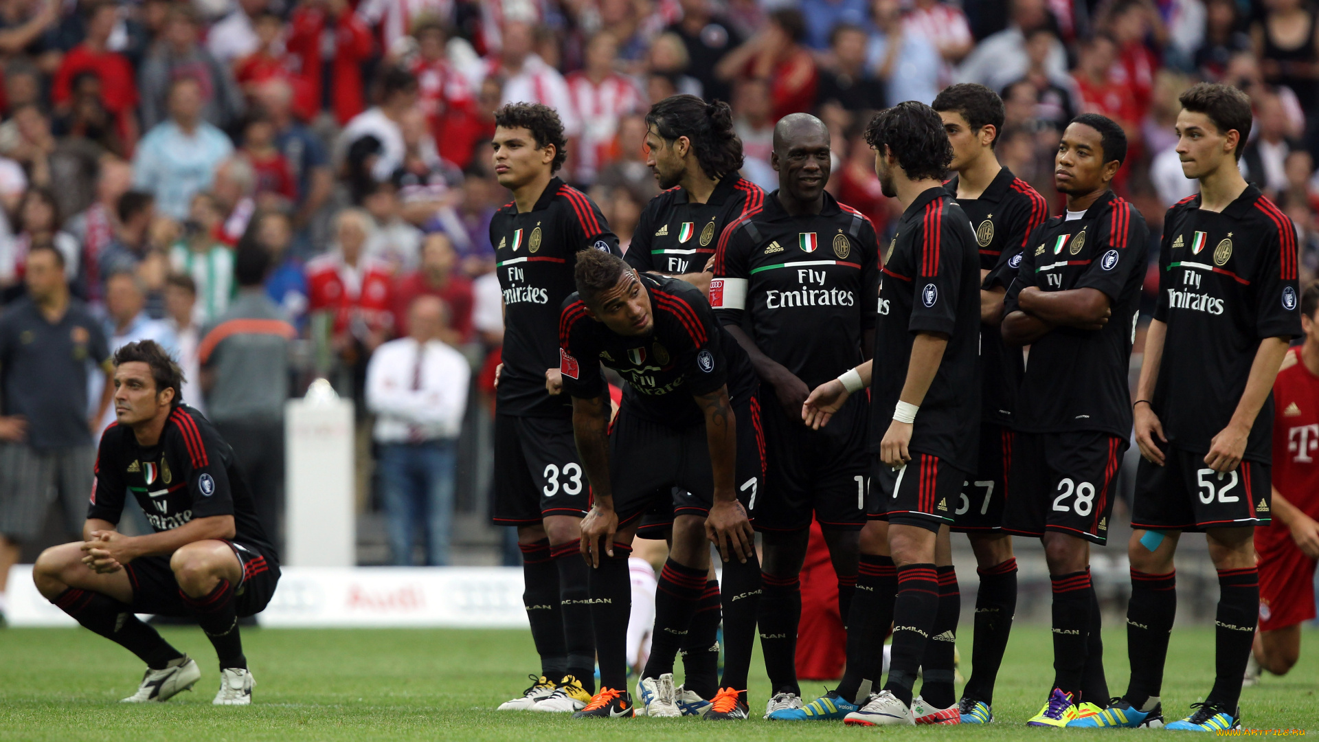 спорт, футбол, seedorf, kevin, prins, boateng, thiago, silva, yepes, emanuelson, pato, команда, милан