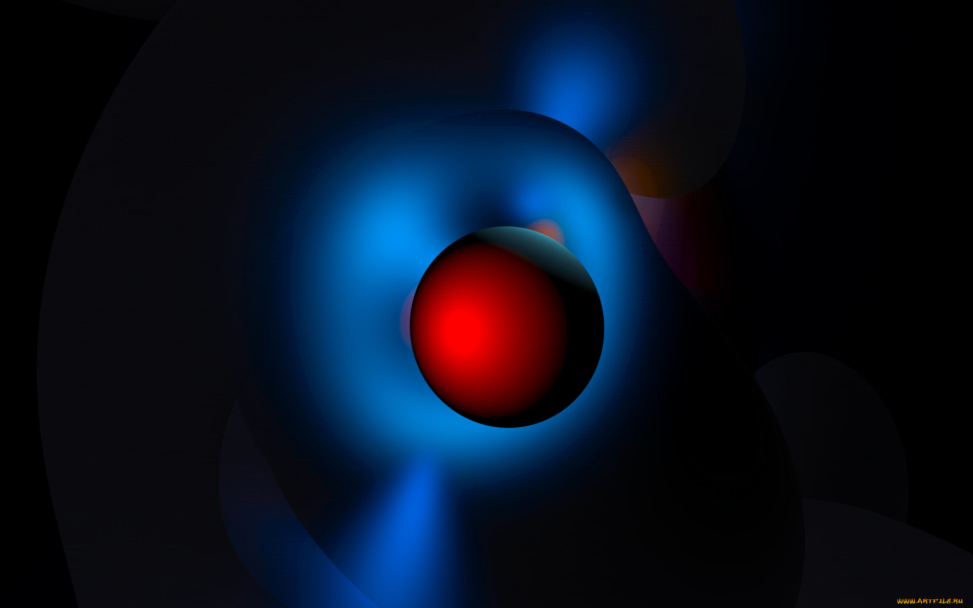 3д, графика, abstract, абстракции, шар, абстракция