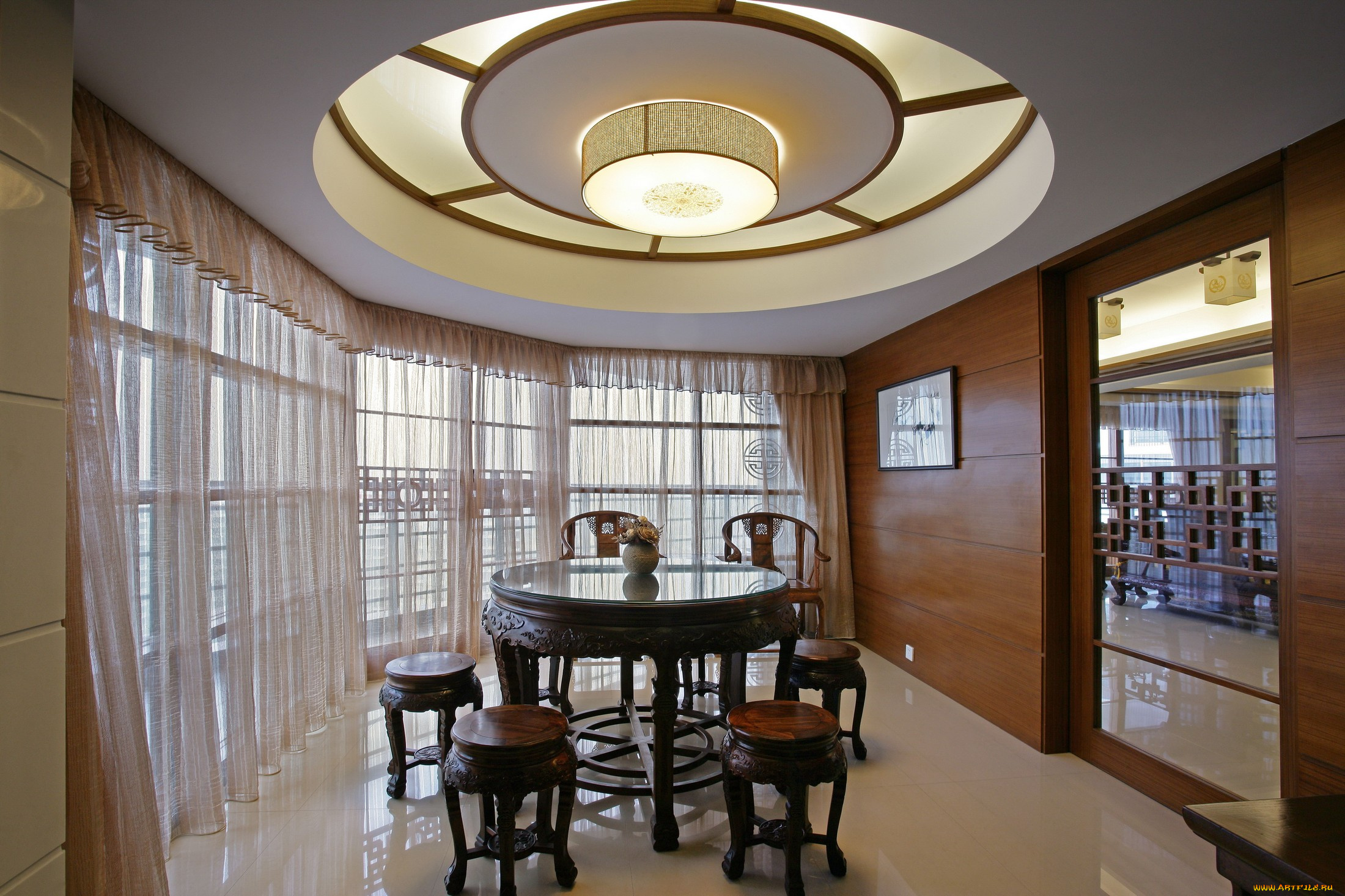 интерьер, другое, коричневый, стулья, стол