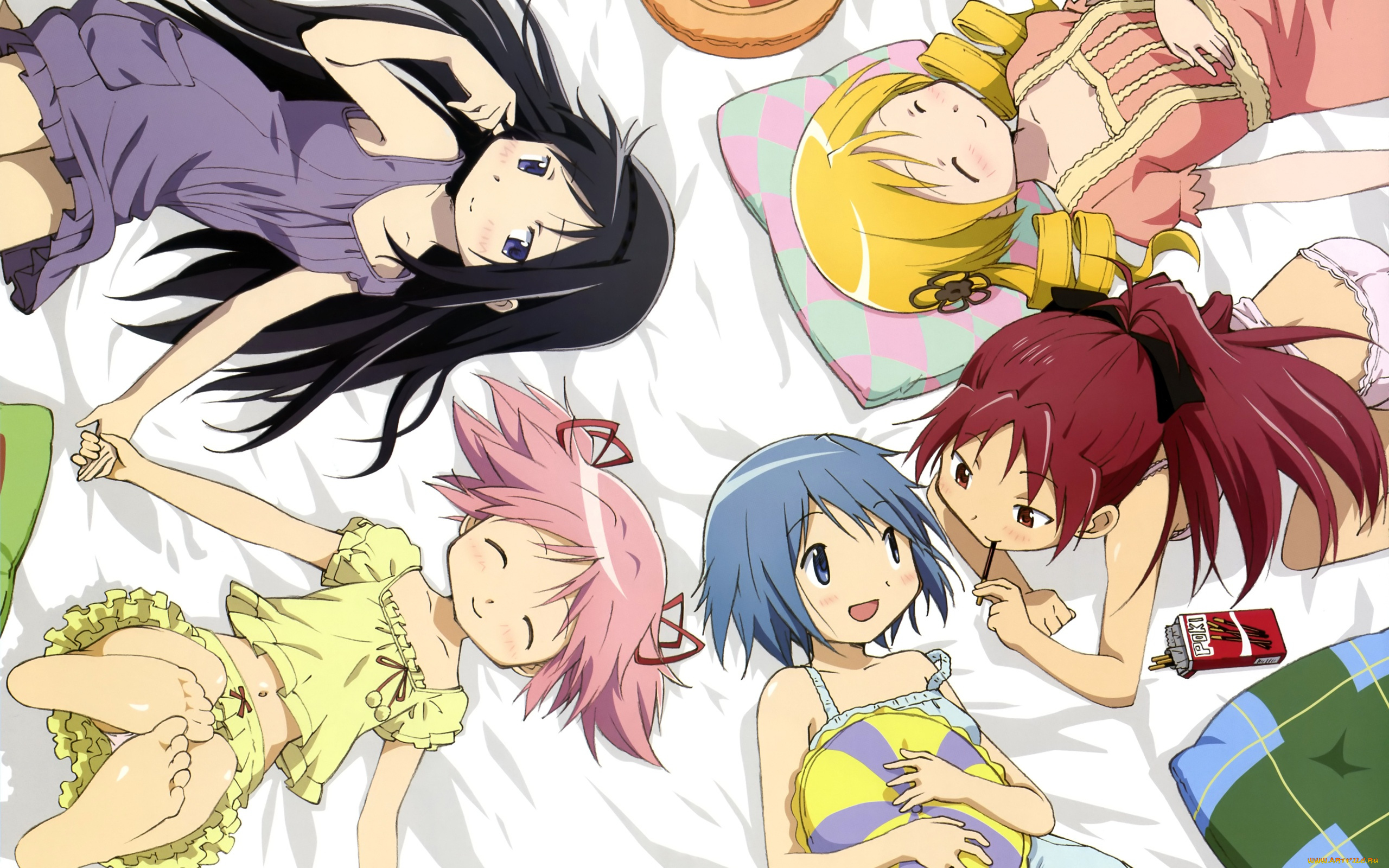 аниме, mahou, shoujo, madoka, magika, puella, magi, madona, magica