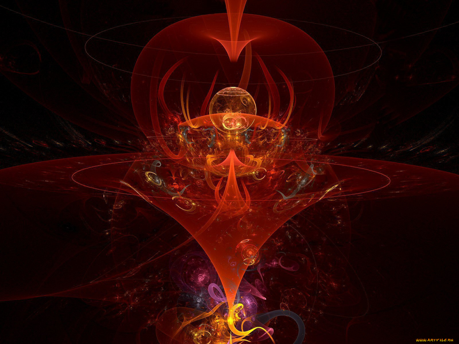 3д, графика, fractal, фракталы, узор, цвета, фон