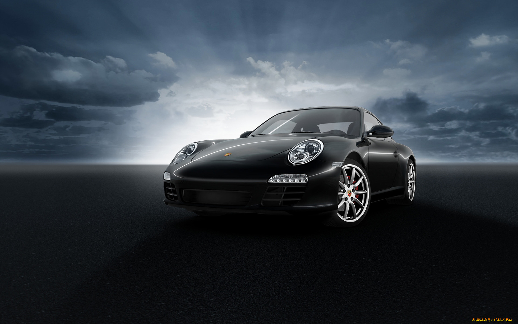 автомобили, porsche, небо