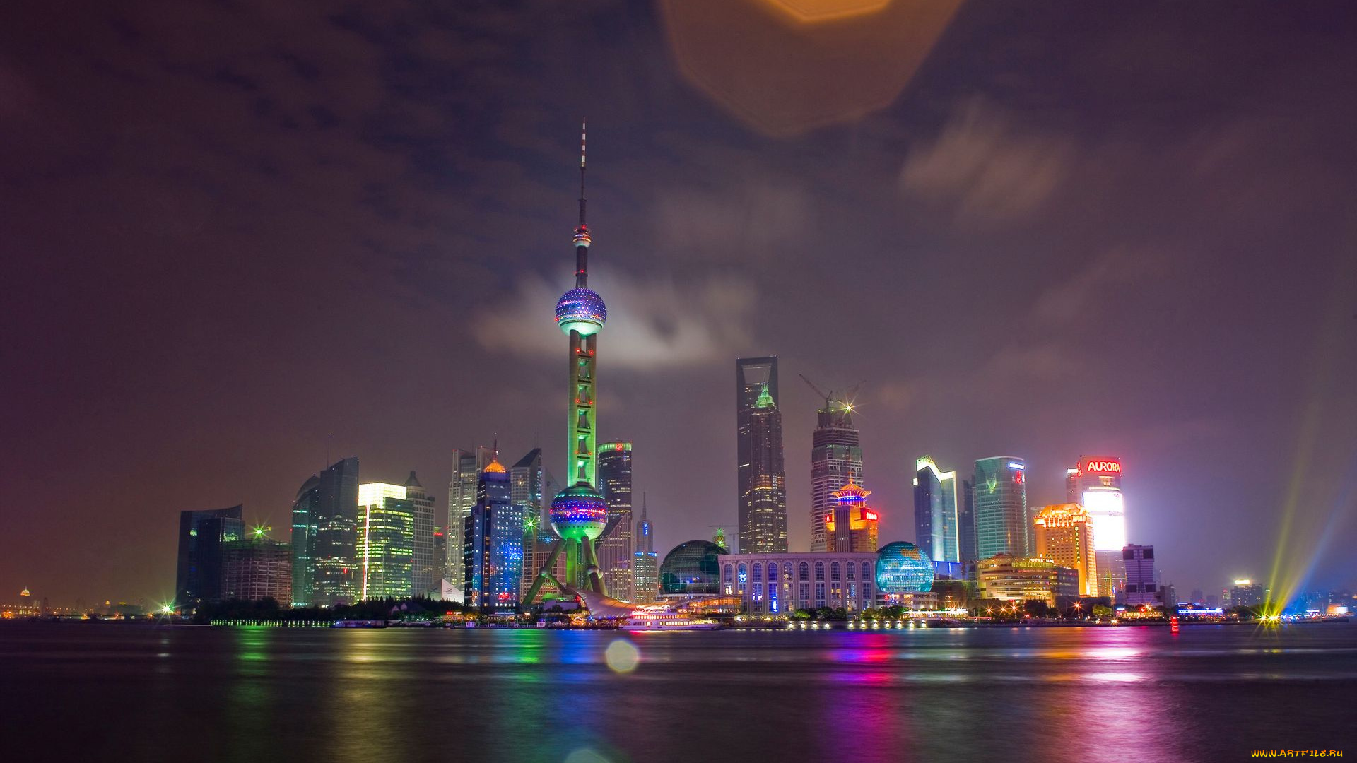 города, шанхай, китай