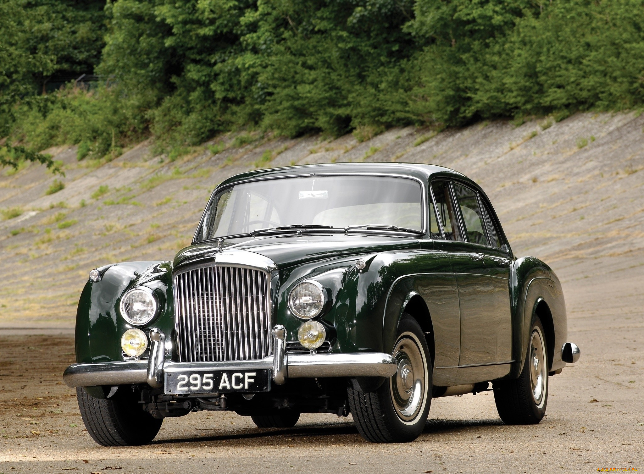 автомобили, bentley, автомобиль, дорога, кусты