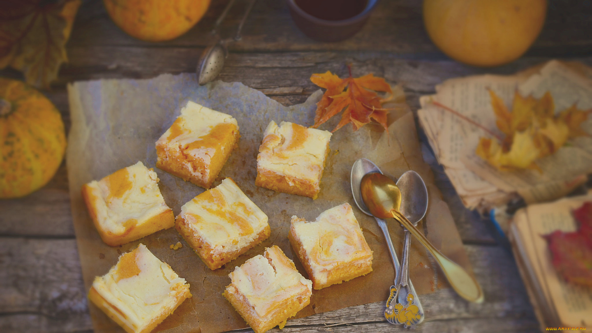 еда, пироги, выпечка, тыква, пирог