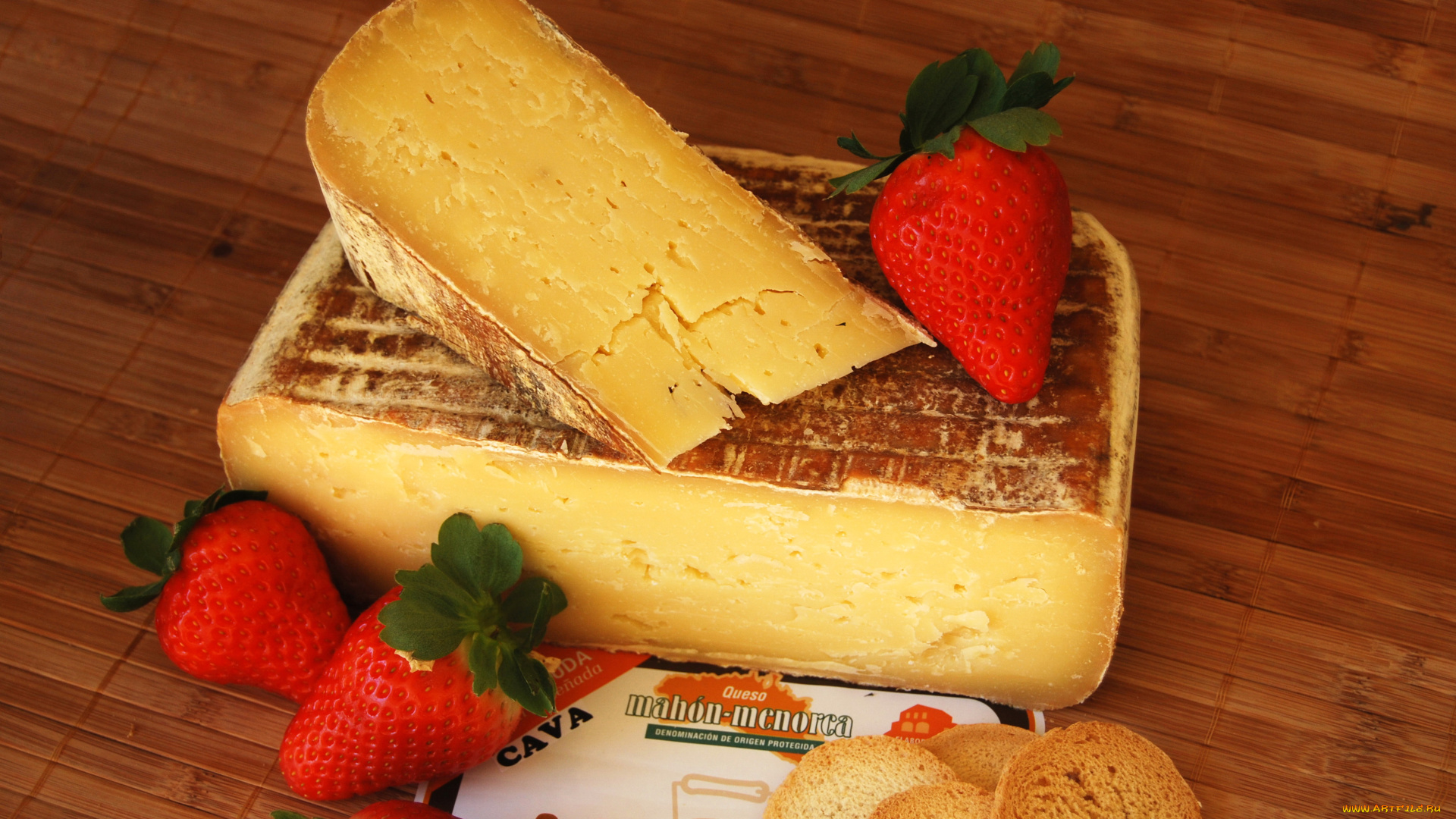еда, сырные, изделия, сыр, клубника