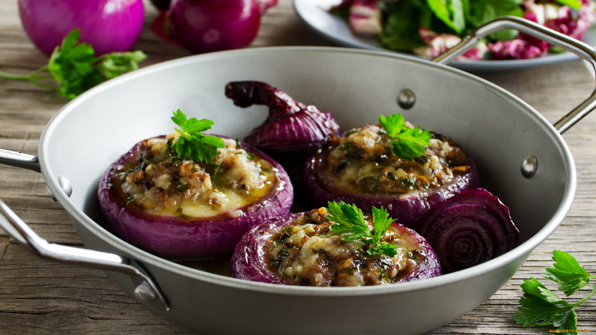 еда, вторые, блюда, зелень, лук, мясо