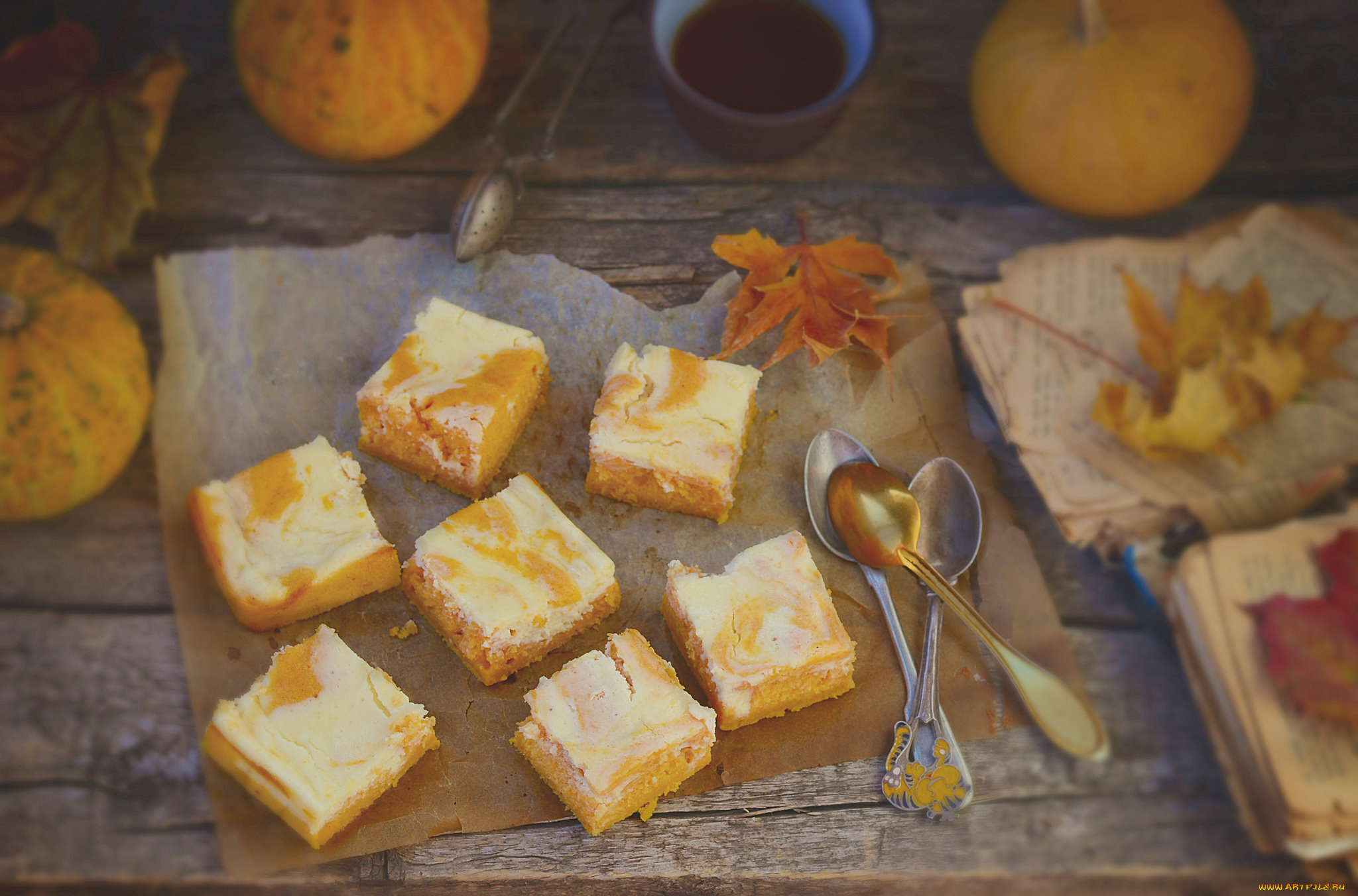 еда, пироги, выпечка, тыква, пирог