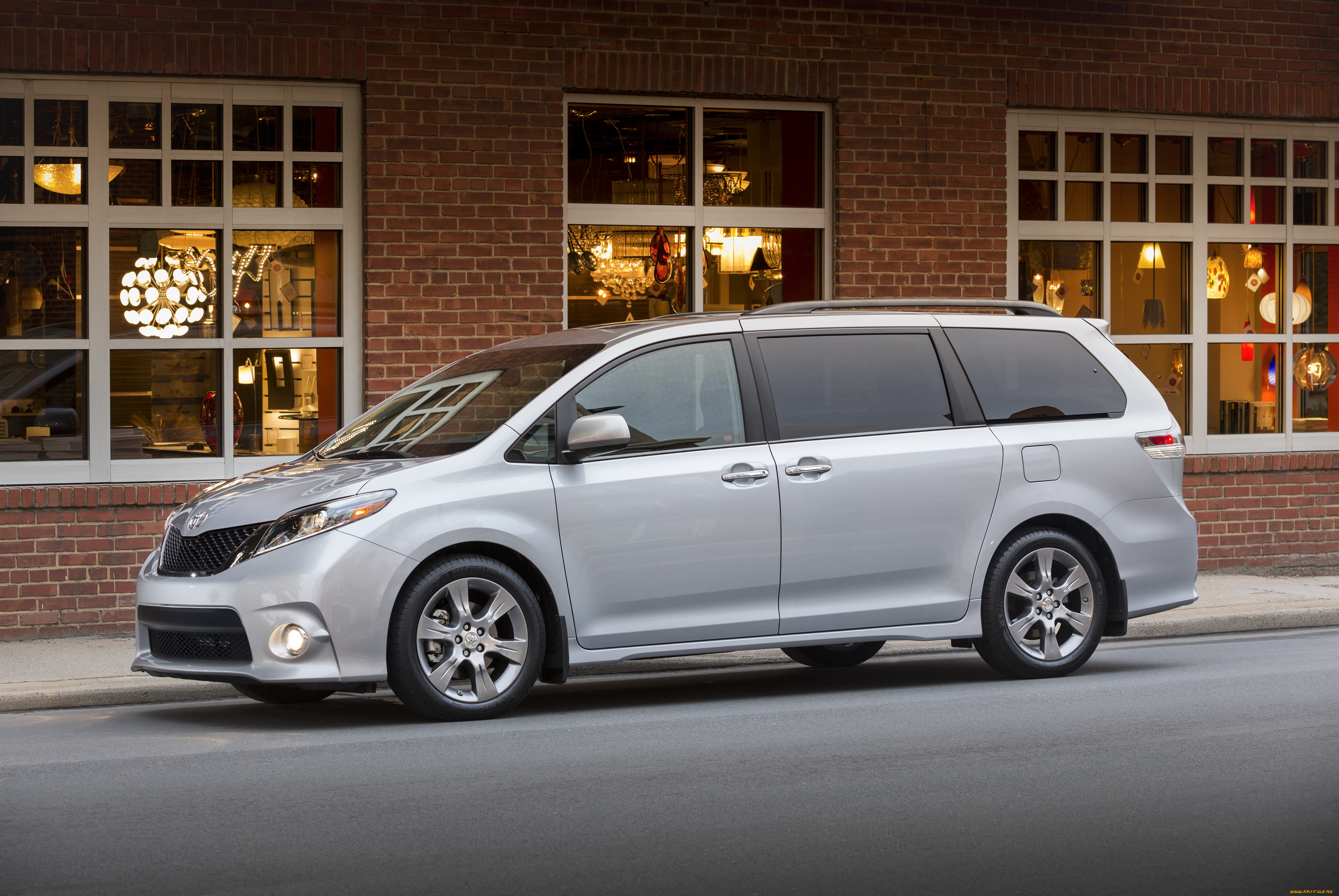 автомобили, toyota, светлый, se, sienna, 2015, г