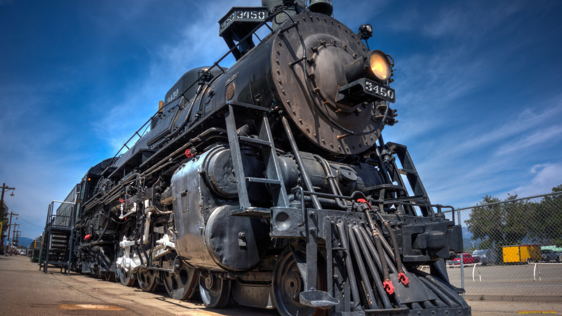 техника, паровозы, железная, дорога, рельсы, паровоз