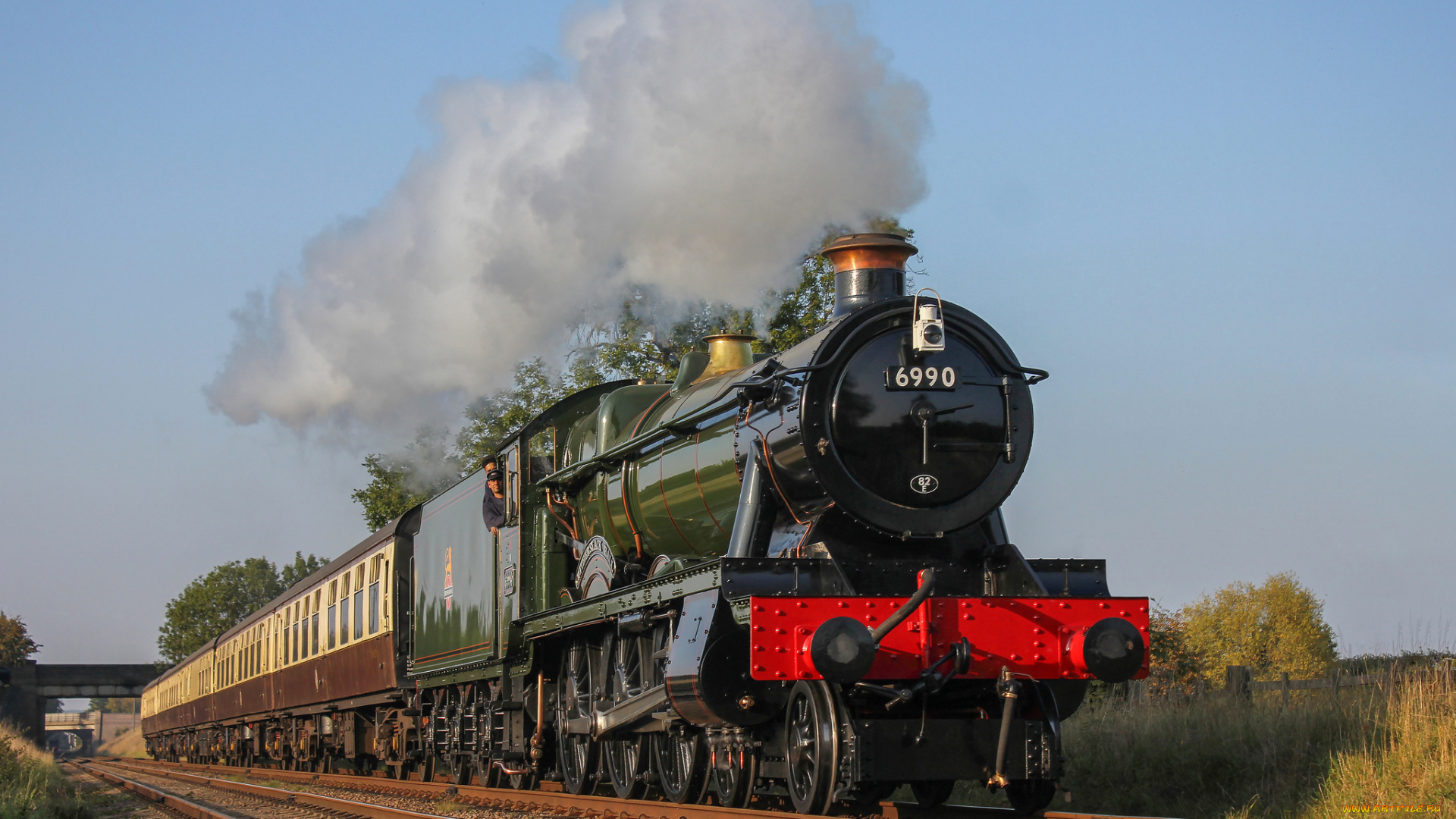 техника, паровозы, железная, дорога, рельсы, паровоз