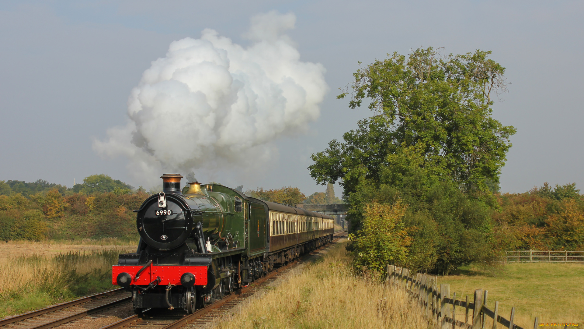техника, паровозы, железная, дорога, рельсы, паровоз